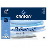 CANSON MONTVAL WATERCOLOUR PAD 29.7X42 CM 300 GSM 12 SHEETS - Al Masam Stationery LLC